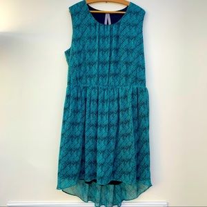 Feel Pretty aquamarine dress (Size 1X)